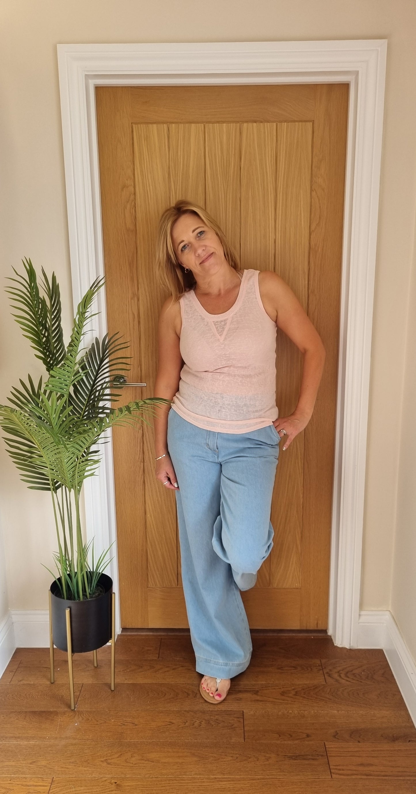 Pale Pink Tank Top