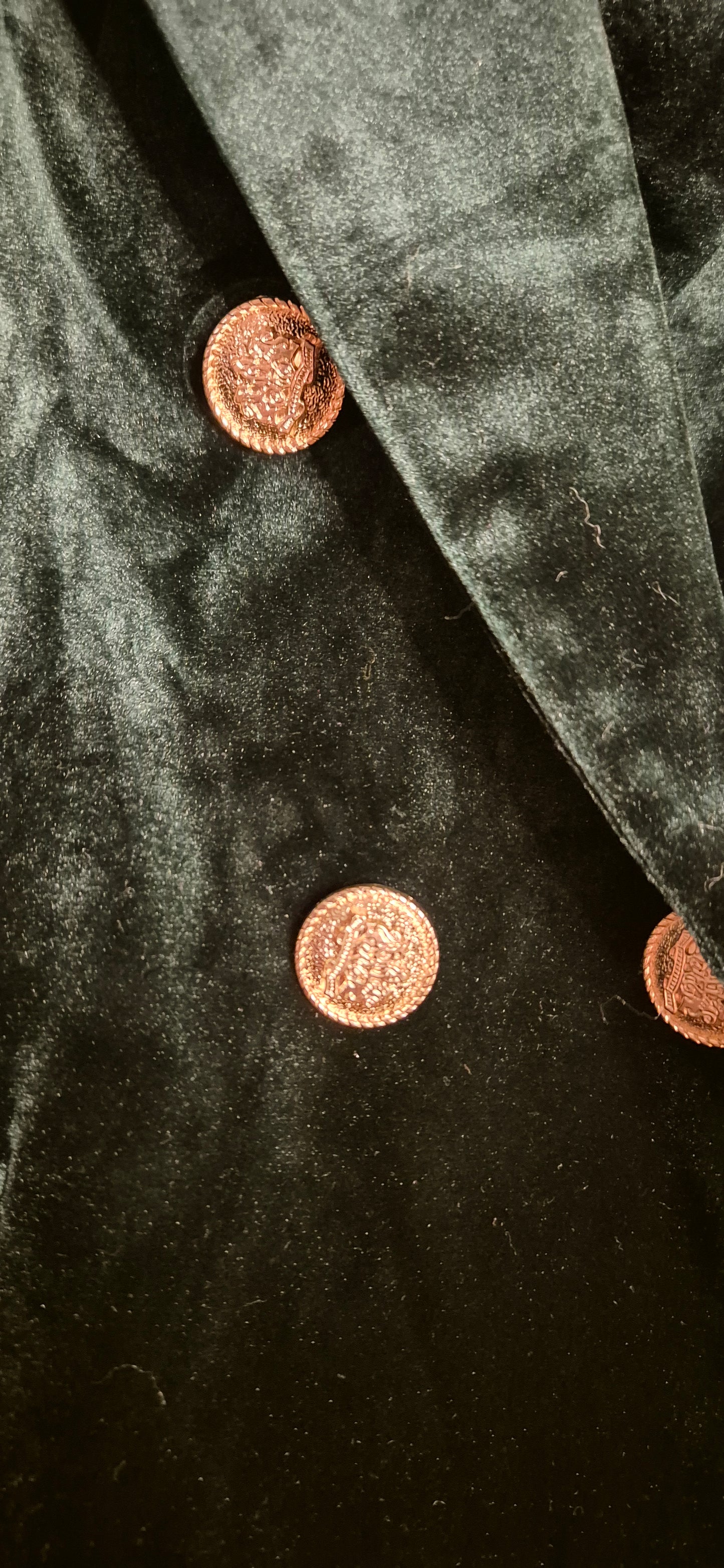 Velvet Blazer - Green