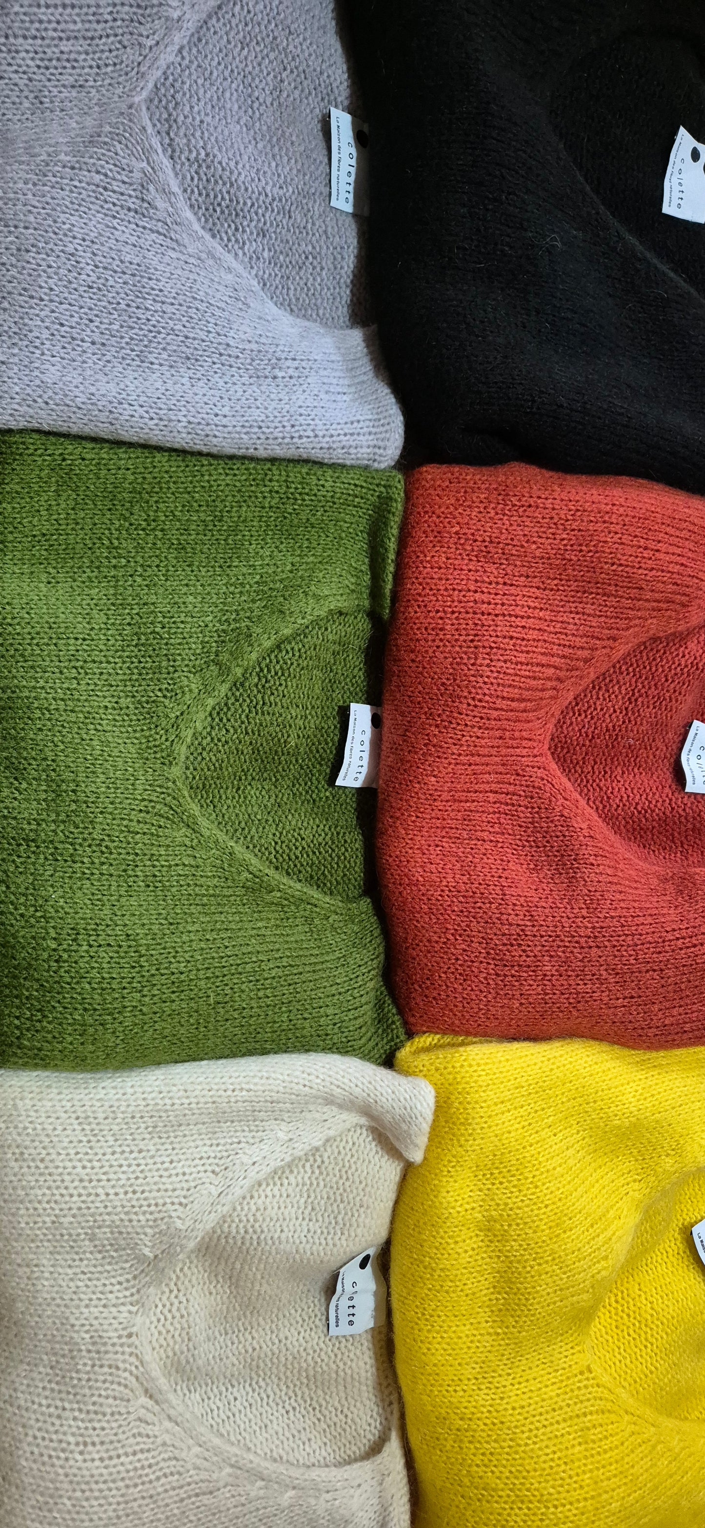 V-neck chunky knit - various colours