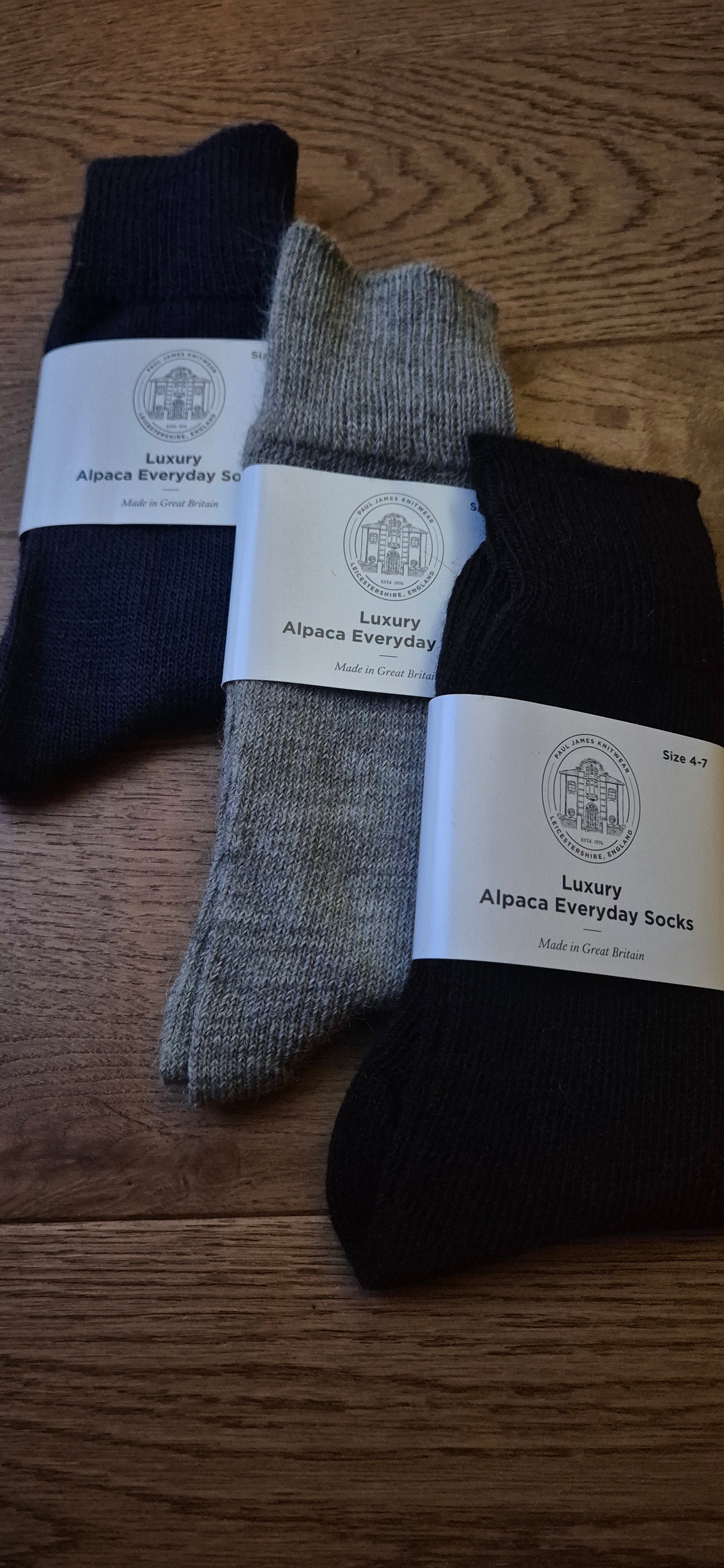 Luxury Alpaca Wool Day Socks