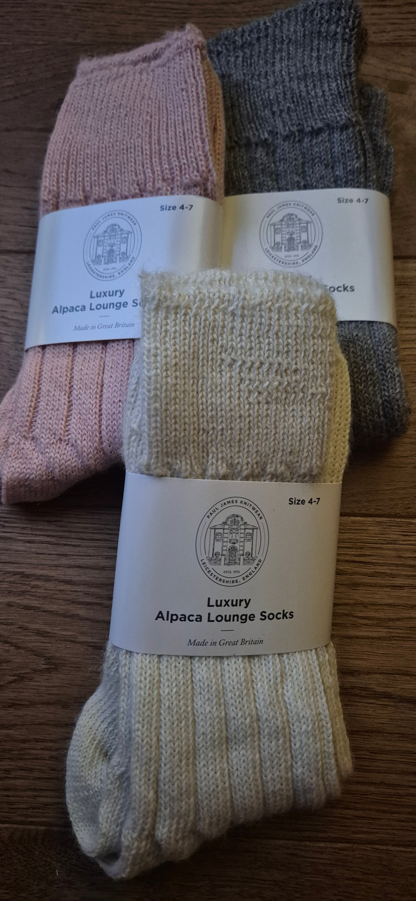 Luxury Alpaca Wool Lounge Socks