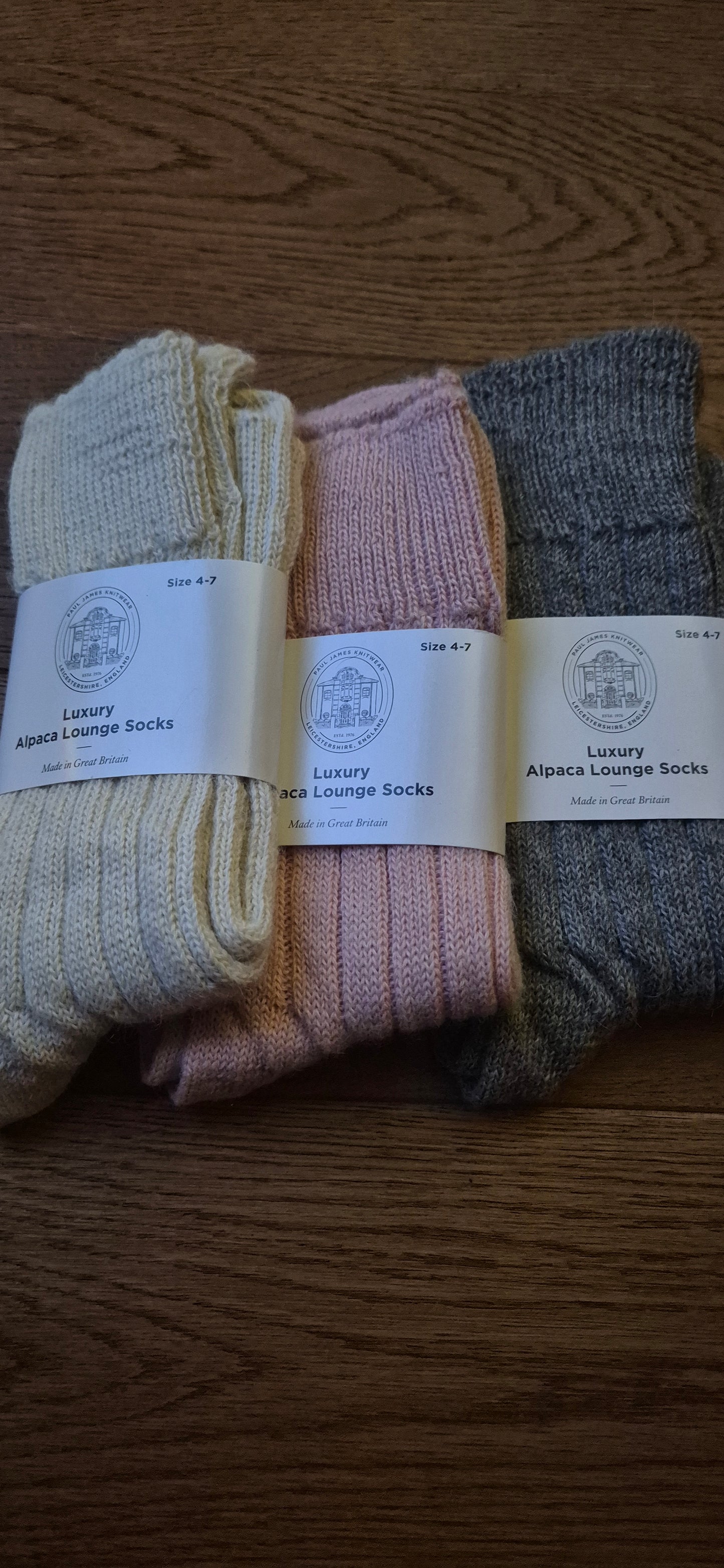 Luxury Alpaca Wool Lounge Socks