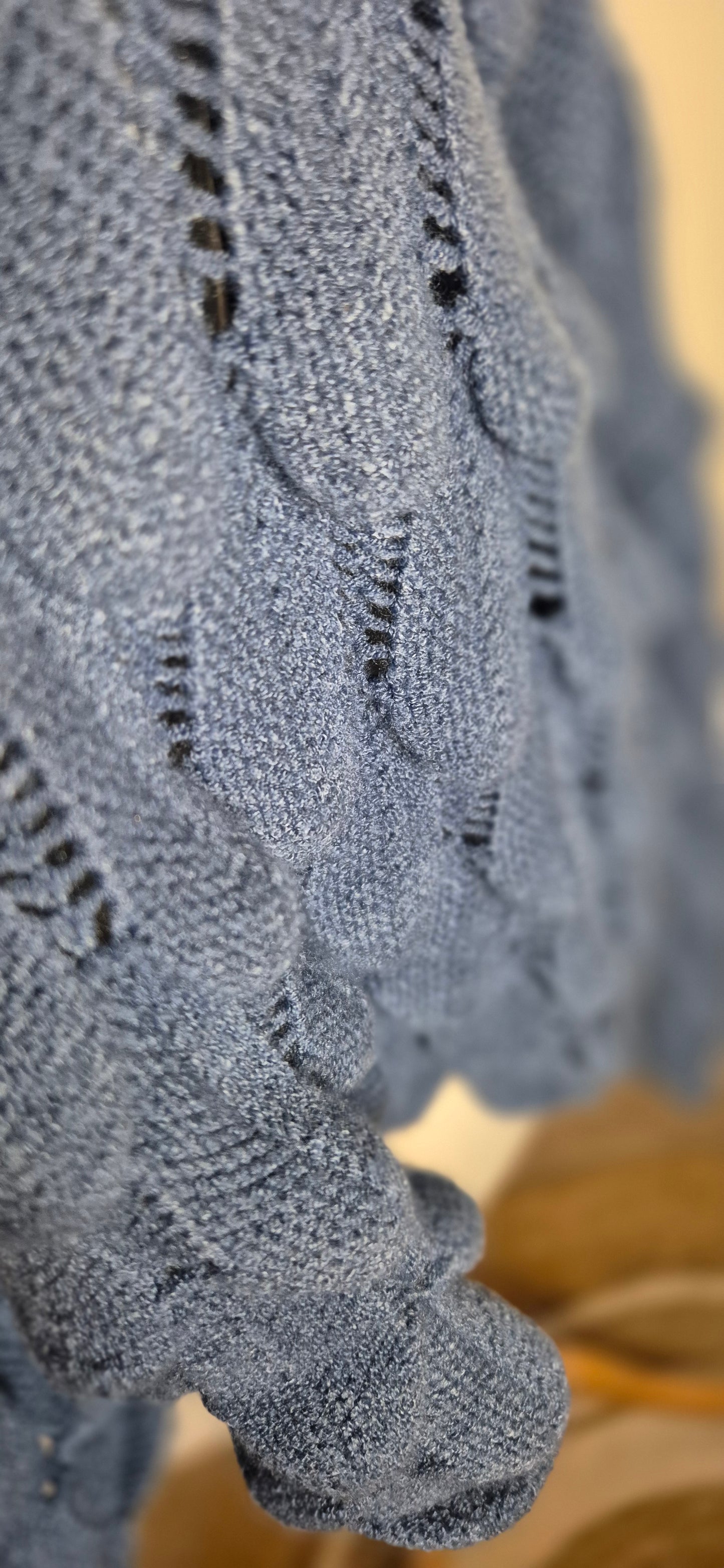 Serena Lightweight Summer Knit with Scallop Detail – One Size, Effortless Elegance