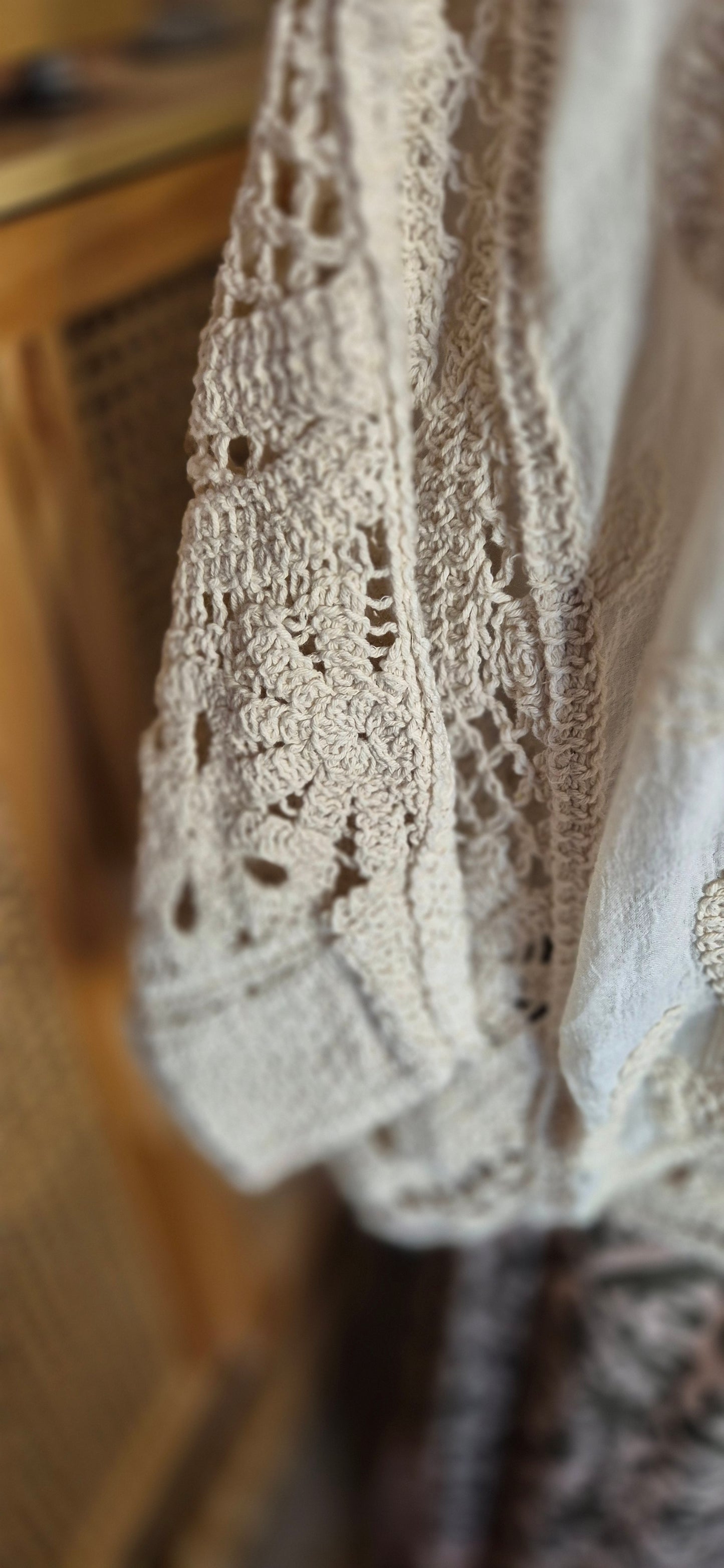 Maris Cotton Crochet Button-Front Top – Lightweight & Effortless Summer Layer