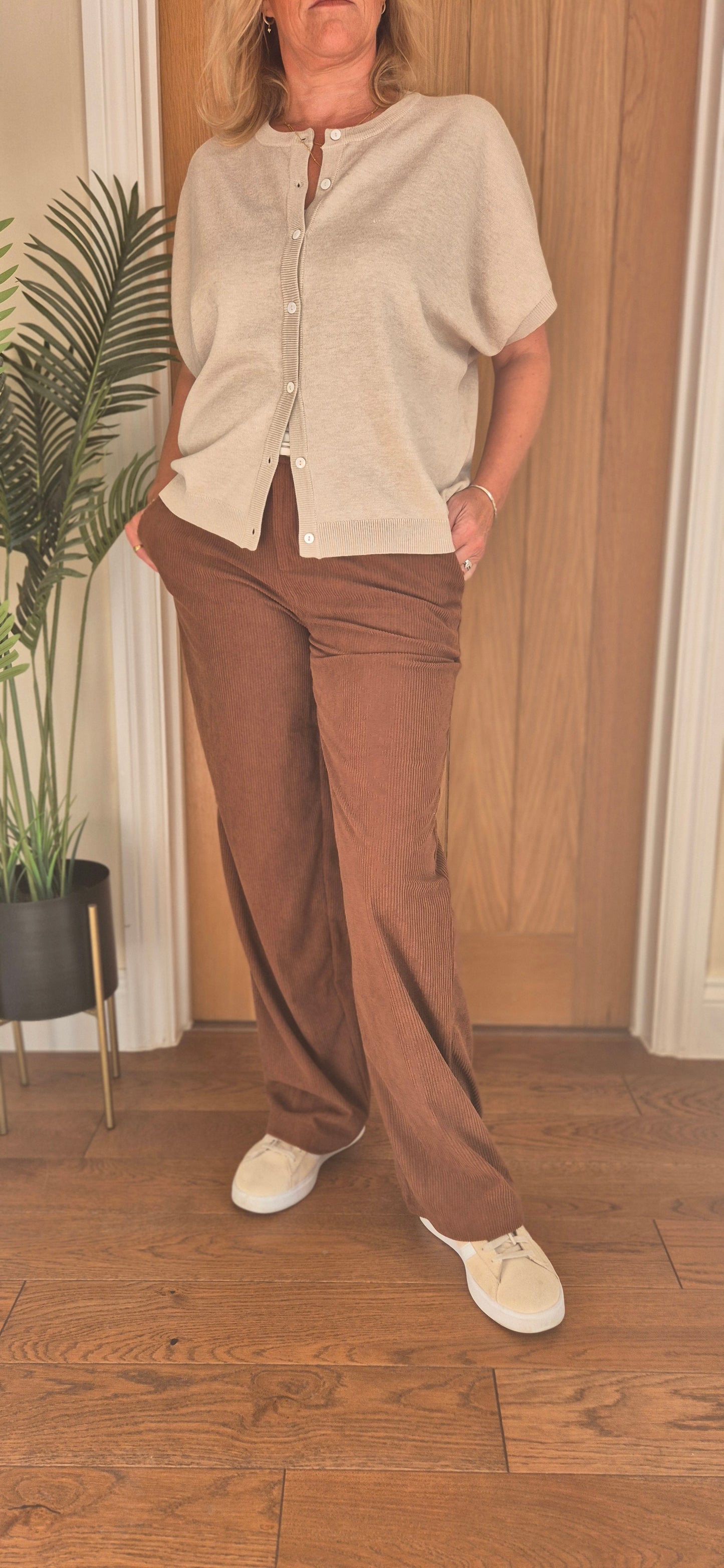 Kanna Corduroy Trousers – Tobacco