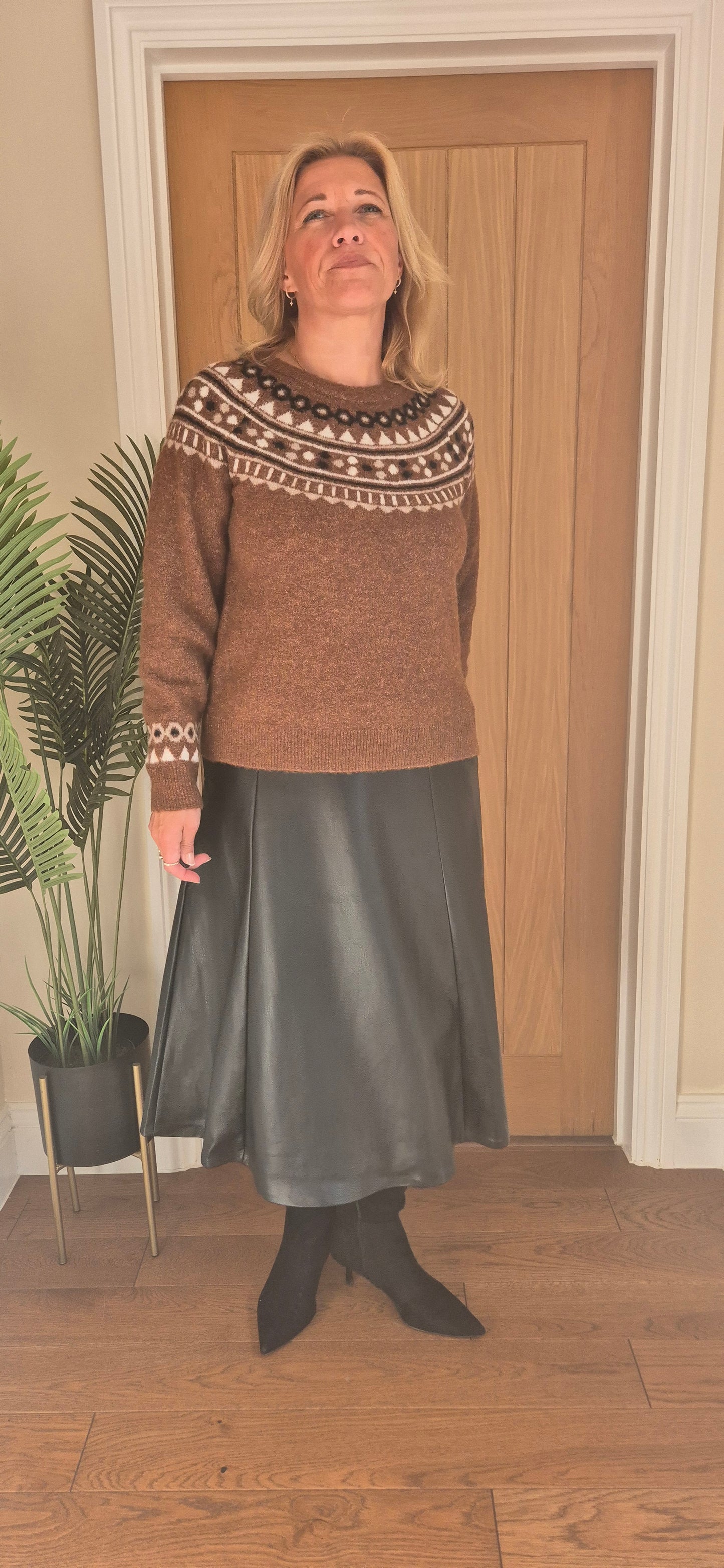 Cherrie Sweater – Fair Isle Knit Jumper