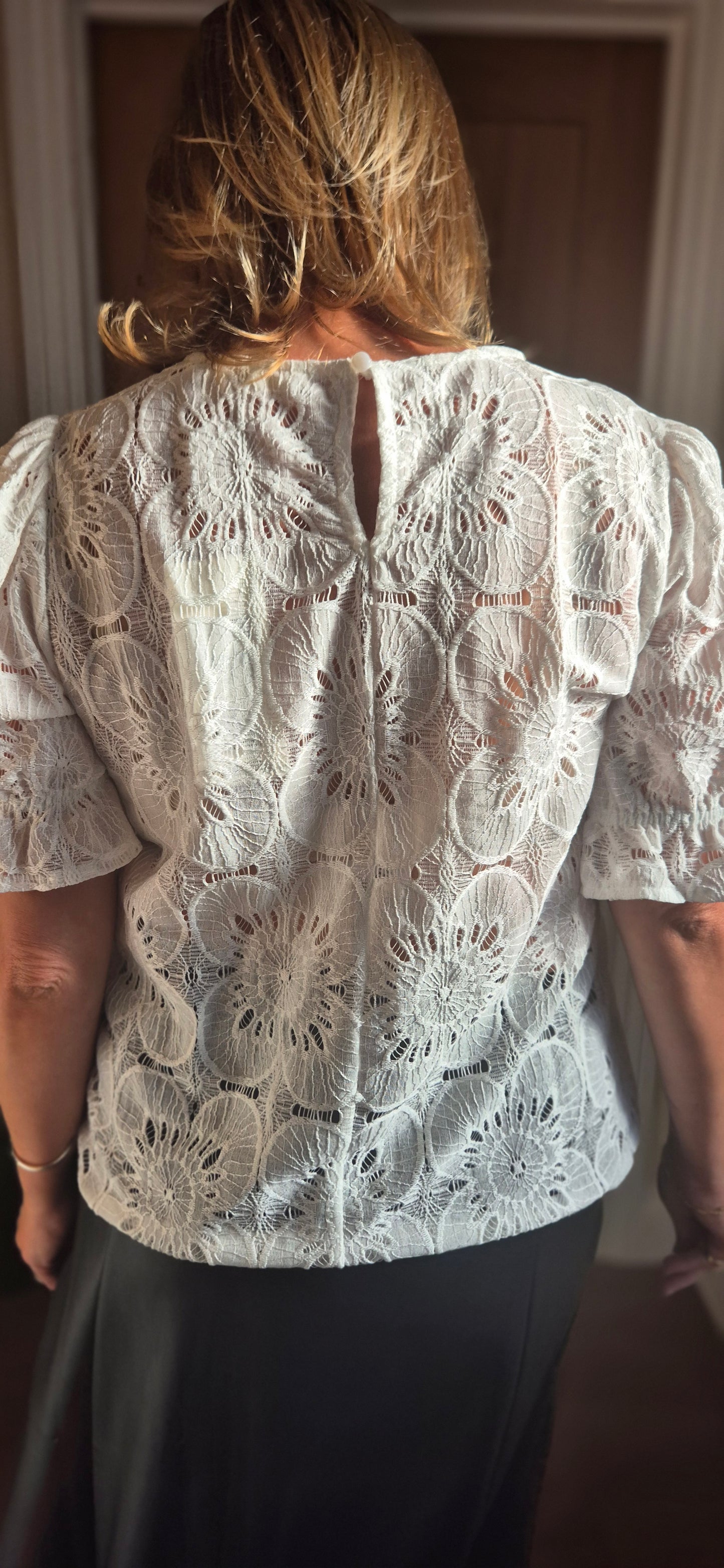 Libby Lace Blouse – Sheer Elegance for Every Occasion