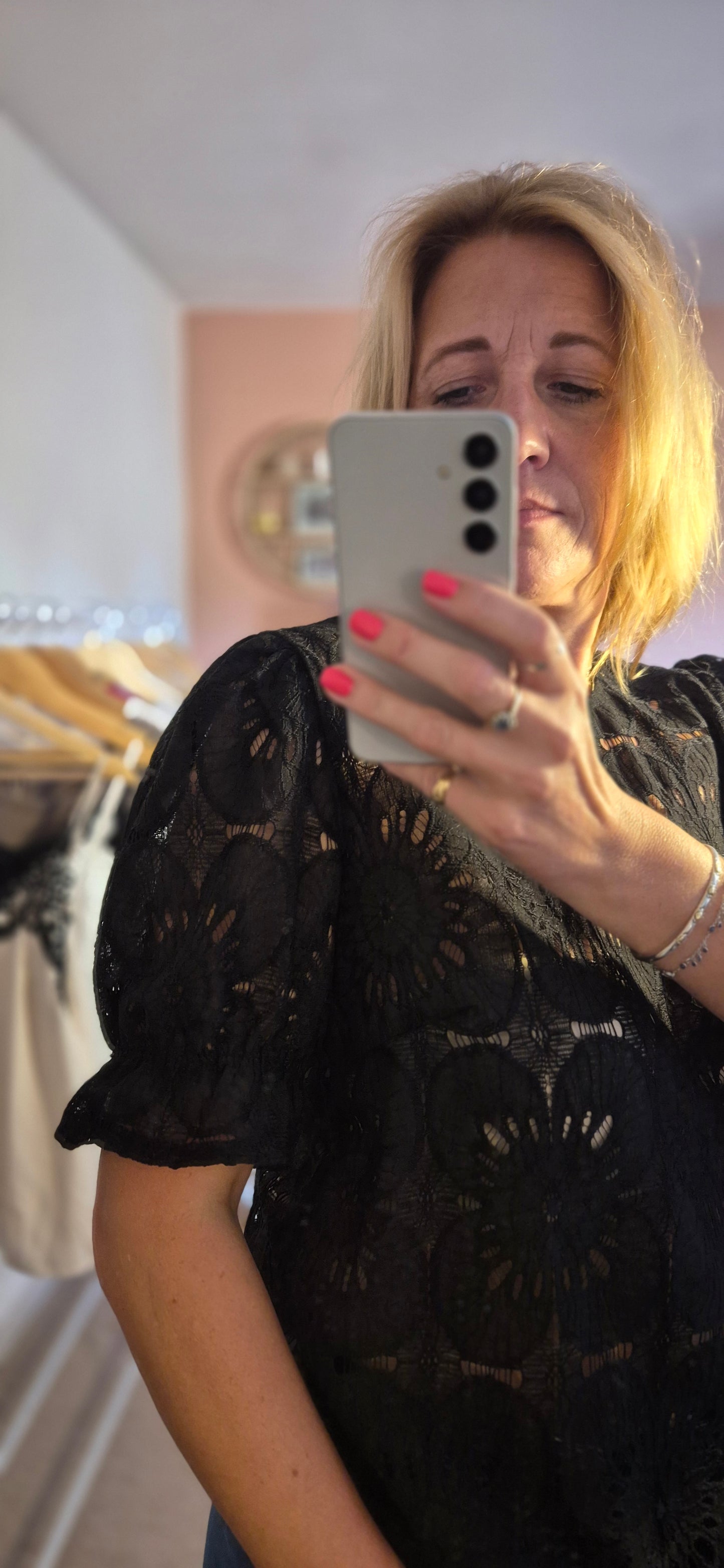 Libby Lace Blouse – Sheer Elegance for Every Occasion
