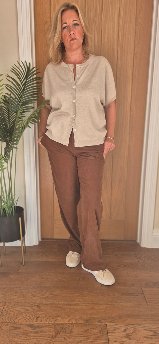 Kanna Corduroy Trousers – Tobacco