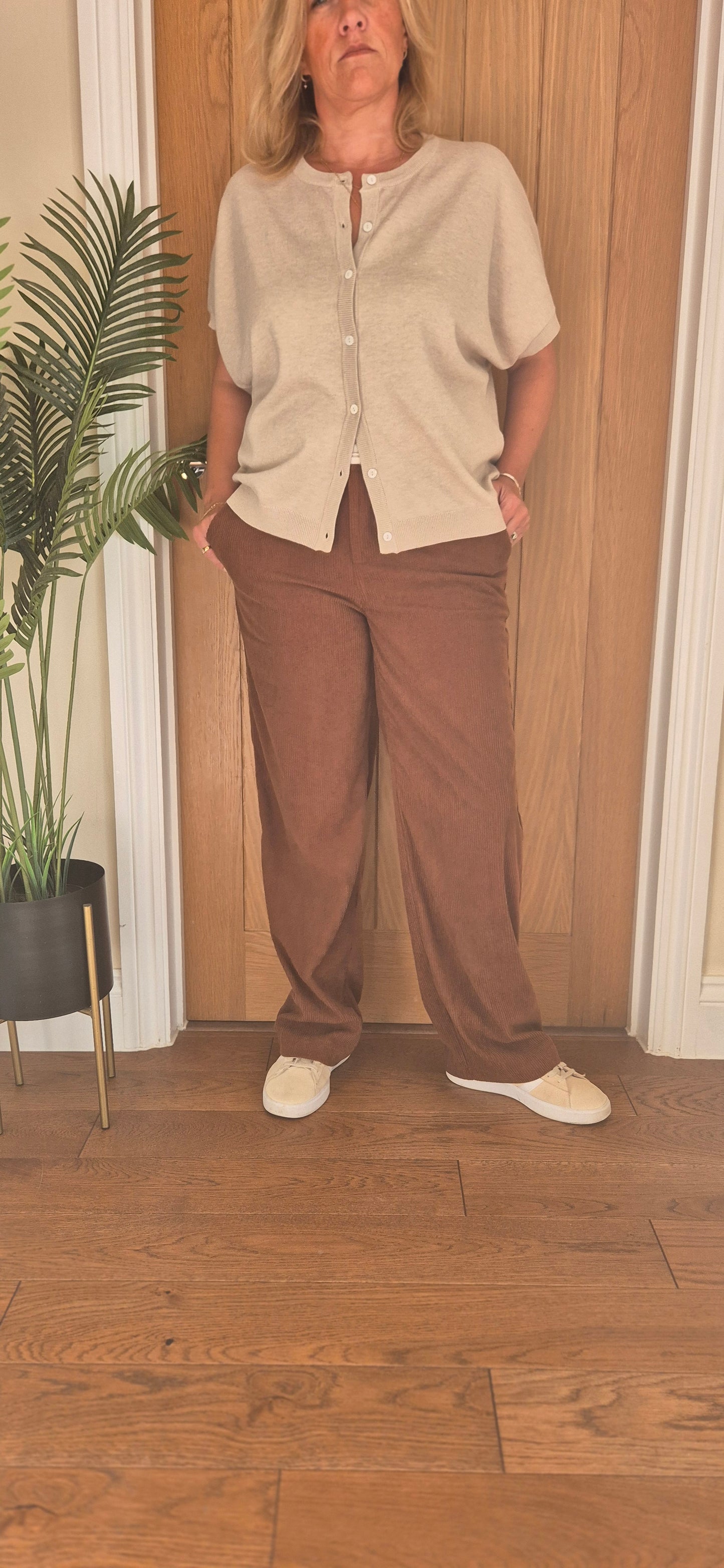 Kanna Corduroy Trousers – Tobacco