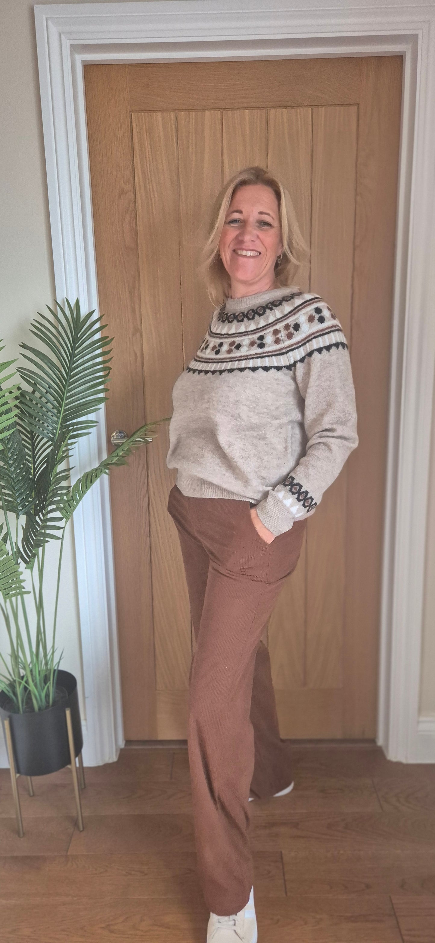 Kanna Corduroy Trousers – Tobacco