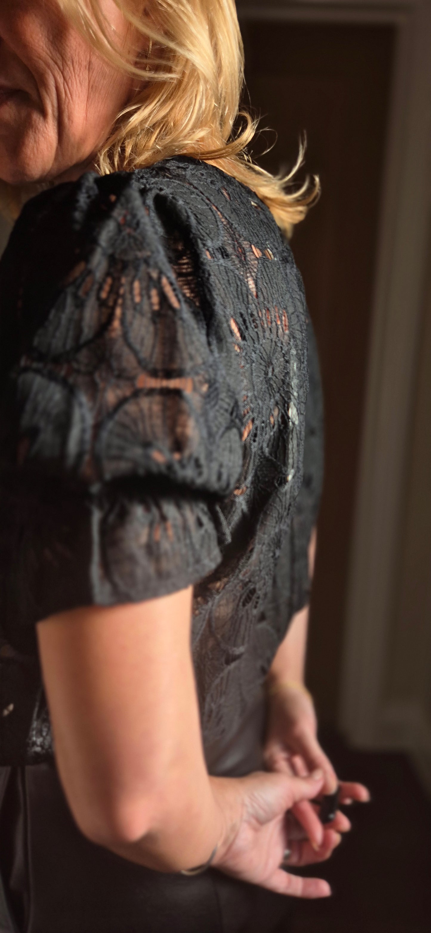 Libby Lace Blouse – Sheer Elegance for Every Occasion