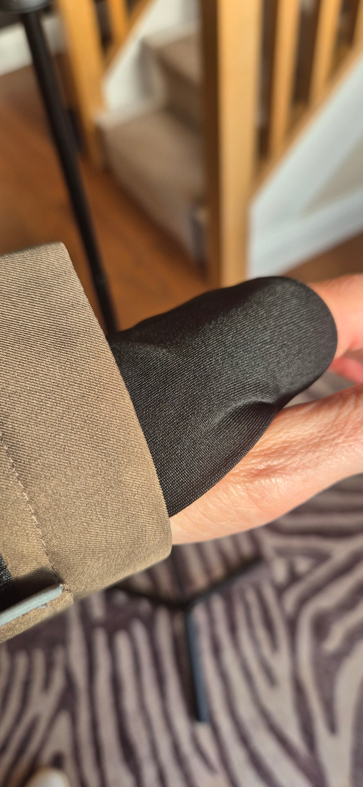 Raily Coat – Mushroom Brown Hooded Rain Coat with Drawstring Waist