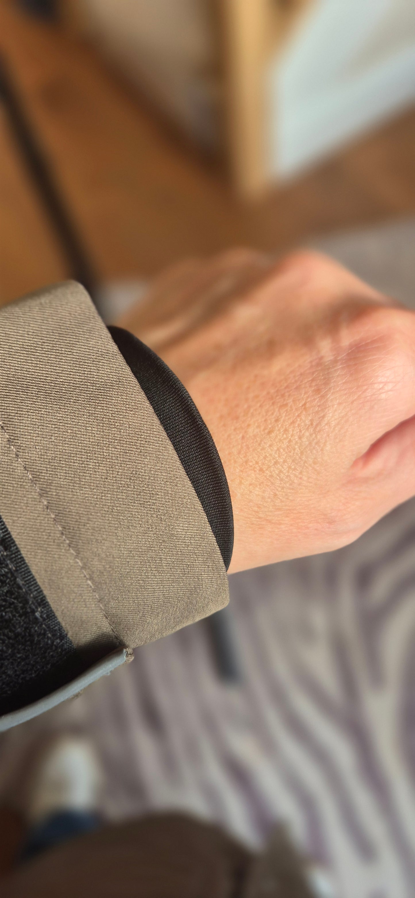 Raily Coat – Mushroom Brown Hooded Rain Coat with Drawstring Waist