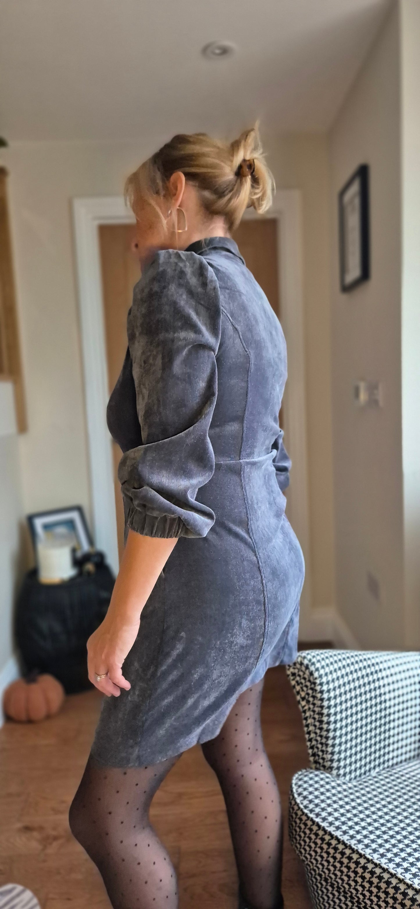 Sloane Dress – Long Sleeve Zip Through Dress